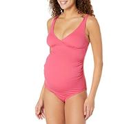 Amazon Essentials Women's Maternity V-Neck Swimsuit, Hot Pink, 10