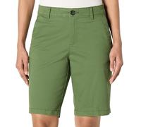 Amazon Essentials Women's Mid-Rise Slim-Fit Bermuda Chino Shorts 10" (25 cm) Inseam, Dark Olive, 20