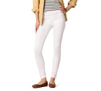Amazon Essentials Women's Mid-Rise Stretch Pull-On Jegging - Discontinued Colours, White, 8 Short