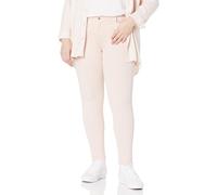 Amazon Essentials Women's Mid-Rise Stretchy Skinny Jeans, Pale Pink, 18 Short