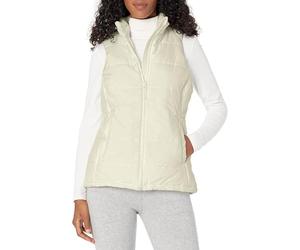 Amazon Essentials Women's Mid-Weight Puffer Vest, Ivory, Large