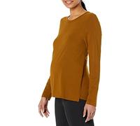 Amazon Essentials Women's Nursing T-Shirt, Dark Chestnut Brown, L