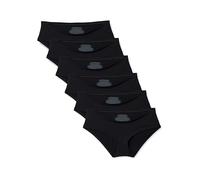 Amazon Essentials Women's Peached Microfiber Maternity Over The Bump Brief, Black, Large