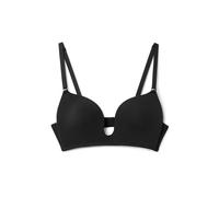 Amazon Essentials Women's Peached Microfibre Pullover Nursing Sleep Bra, Black, 36DD