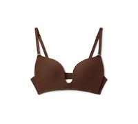Amazon Essentials Women's Peached Microfibre Pullover Nursing Sleep Bra, Rich Hazel, 34D