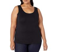 Amazon Essentials Women's Plus Size Tank Top, Black, XL Plus