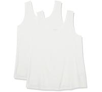 Amazon Essentials Women's Plus Size Tank Top, Pack of 2, White, 5XL Plus