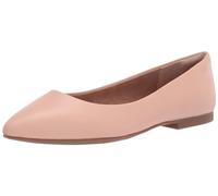 Amazon Essentials Women's Pointed-Toe Ballet Flat, Blush, 10.5 UK Wide