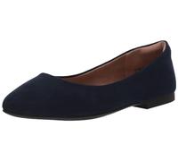 Amazon Essentials Women's Pointed-Toe Ballet Flat, Navy, 4.5 UK