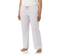 Amazon Essentials Women's Poplin Sleep Trousers, Blue Dusty Purple Gingham, S