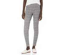 Amazon Essentials Women's Pull-On Stretchy Knit Jegging (Available in Plus Size), Black Grey Glen Plaid, XXL