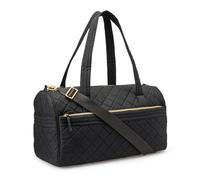 Amazon Essentials Women's Quilted Weekender Duffle Bag, Black, One Size