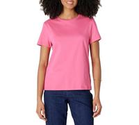 Amazon Essentials Women's Regular Fit 100% Cotton Crewneck Short Sleeve T-Shirt, Hot Pink, M
