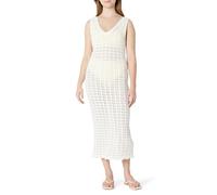 Amazon Essentials Women's Regular-Fit Crochet Cover-Up Dress, Cream, S