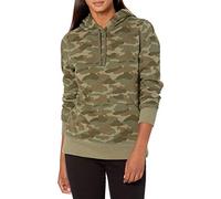 Amazon Essentials Women's Regular-Fit Fleece Pullover Hoodie (Available in Plus Size), Green Camo, XL
