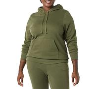 Amazon Essentials Women's Regular-Fit Fleece Pullover Hoodie (Available in Plus Size), Olive, M