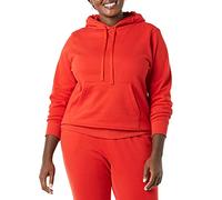 Amazon Essentials Women's Regular-Fit Fleece Pullover Hoodie (Available in Plus Size), Red, S