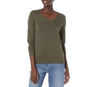 Amazon Essentials Women's Regular-Fit Lightweight Long-Sleeve V-Neck Jumper