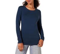 Amazon Essentials Women's Regular-Fit Long-Sleeve Crewneck T-Shirt (Available in Plus Size), Navy, XXL