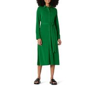Amazon Essentials Women's Regular-Fit Matte Jersey Midi-Length Dress, Emerald Green, S