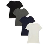 Amazon Essentials Women's Regular-Fit Short-Sleeve Crewneck T-Shirt, Multipacks