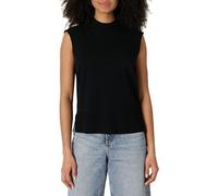 Amazon Essentials Women's Regular-Fit Short Sleeve Pullover Sweater Top, Black, XS