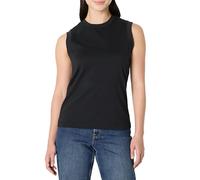 Amazon Essentials Women's Relaxed-Fit Cotton Muscle Tee, Black, S