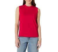 Amazon Essentials Women's Relaxed-Fit Cotton Muscle Tee, Red, L
