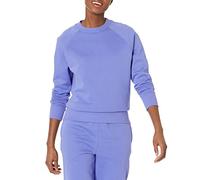 Amazon Essentials Women's Relaxed-Fit Crewneck Pullover Long-Sleeve Sweatshirt (Available in Plus Size), Purple Blue, X-Small