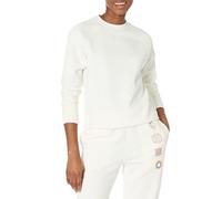 Amazon Essentials Women's Relaxed-Fit Crewneck Pullover Long-Sleeve Sweatshirt (Available in Plus Size), Eggshell White, XX-Large