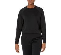 Amazon Essentials Women's Relaxed-Fit Crewneck Pullover Long-Sleeve Sweatshirt (Available in Plus Size), Black, XX-Large
