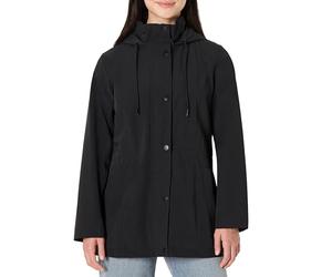 Amazon Essentials Women's Relaxed-Fit Packable Lightweight Waterproof Hooded Rain Jacket