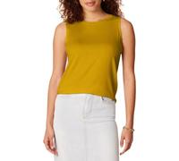Amazon Essentials Women's Relaxed-Fit Sleeveless Muscle Vest, Dark Golden Yellow, M