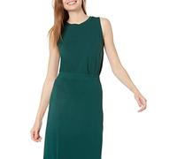 Amazon Essentials Women's Relaxed-Fit Sleeveless Muscle Vest, Forest Green, XS