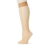 Amazon Essentials Women's Sheer Knee-High Stockings, 2 Pairs, Fair, 5.5-10