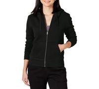 Amazon Essentials Women's Sherpa-Lined Fleece Full-zip Hooded Jacket, Black, XL Plus