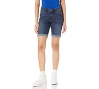 Amazon Essentials Women's Slim-Fit Denim Bermuda Shorts with Pockets, Dark Denim, 20