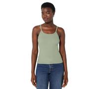 Amazon Essentials Women's Slim-Fit Ribbed Vest, Dark Sage Green, S