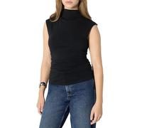 Amazon Essentials Women's Slim-Fit Sleeveless High-Neck Top, Black, M