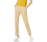 Amazon Essentials Women's Slim-Fit, Straight-Leg Stretch Twill Chino Trouser, Khaki Brown, 22