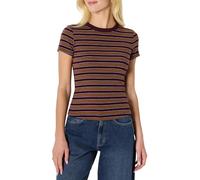 Amazon Essentials Women's Slim-Fit Stretch Ribbed Short-Sleeve Top