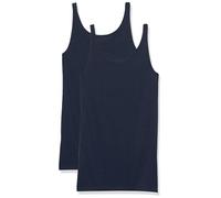 Amazon Essentials Women's Slim-Fit Thin-Strap Tank Top, Pack of 2, Navy, M