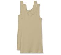 Amazon Essentials Women's Slim-Fit Vest, Pack of 2, Light Camel, XS