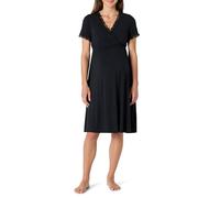 Amazon Essentials Women's Soft Modal Nursing Maternity Sleepwear Nightgown, Black, L