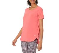 Amazon Essentials Women's Studio Relaxed-Fit Lightweight Crewneck T-Shirt (Available in Plus Size), Bright Pink, Small