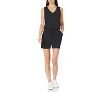Amazon Essentials Women's Studio Terry Romper, Black, XX-Large
