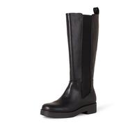 Amazon Essentials Women's Tall-Gusset Knee-High Boots, Black, 3 UK