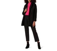 Amazon Essentials Women's Teddy Bear Fleece Oversized-Fit Lapel Jacket, Black, XL