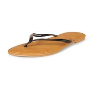 Amazon Essentials Women's Thong Sandal, Black, 6 UK