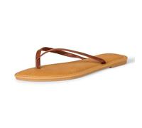 Amazon Essentials Women's Thong Sandal, Brown, 7 UK